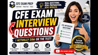 CFE Exam Interview Questions I Actually Saw on the Test #cfeexamprep #examprep