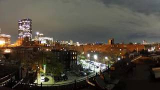 Boston at Night Time Lapse - 4K 360 Panoramic Video