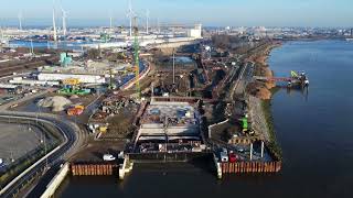 Bouw Scheldetunnel Antwerpen Rechteroever 2026 Part 29