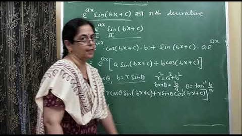 Successive Differentiation Part IV | y = e^ax{sin (bx+c)}