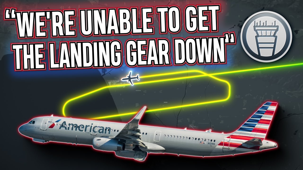LANDING GEAR MALFUNCTION Leads To EMERGENCY Landing at Los Angeles [ATC