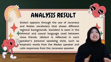 Language Variety in Local Community | Javanese & Medan Dialect