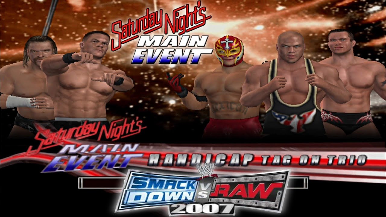 WWE John Cena & Triple H vs Kurt Angle, Rey Mysterio & Randy Orton Saturday Night's Main Event XXXII