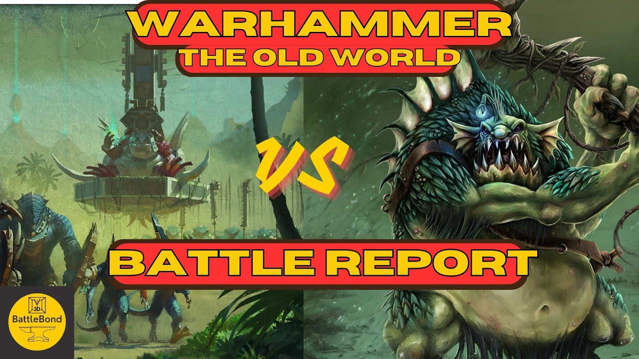 Lizardmen vs Orcs and Goblins Troll Horde Warhammer the Old World ...