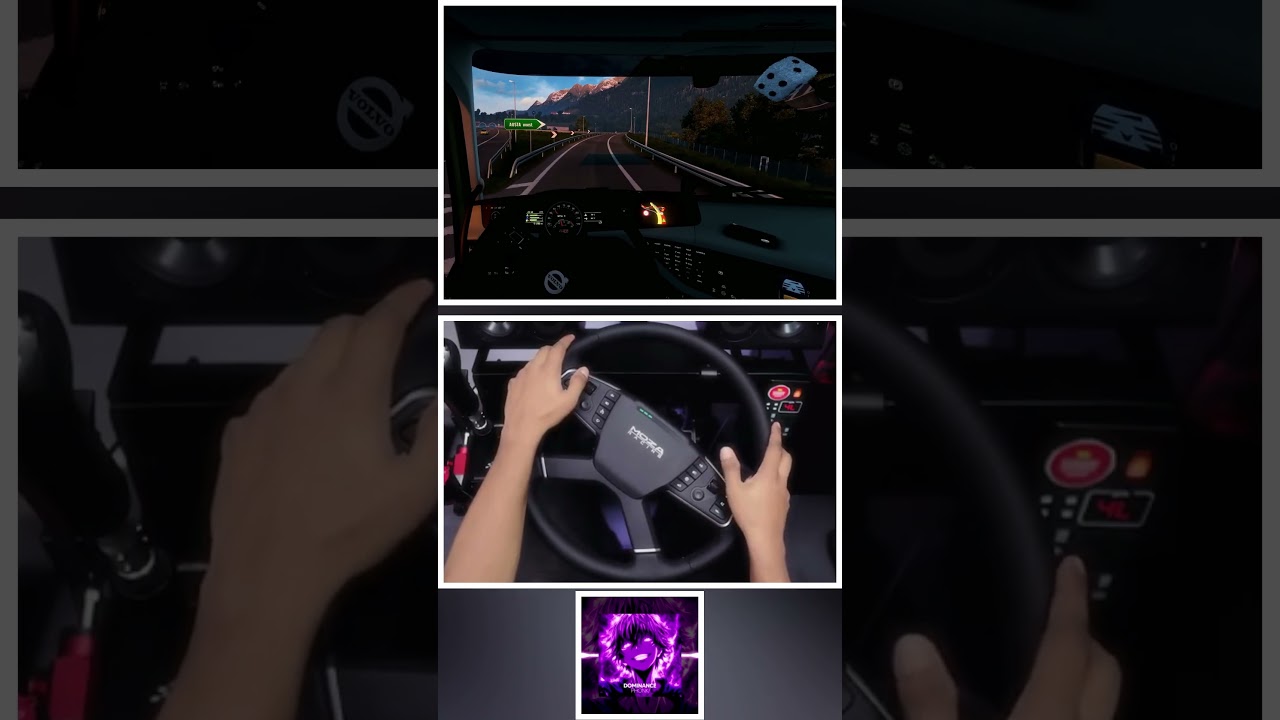 Driving A Truck In London Street🚫Truck Driving by Wheel Stearing 🚫