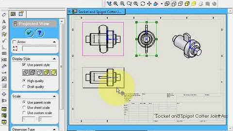 Socket and Spigot Cotter Joint Part 3