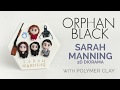 Sarah Manning 2D Diorama with Polymer Clay - Orphan Black