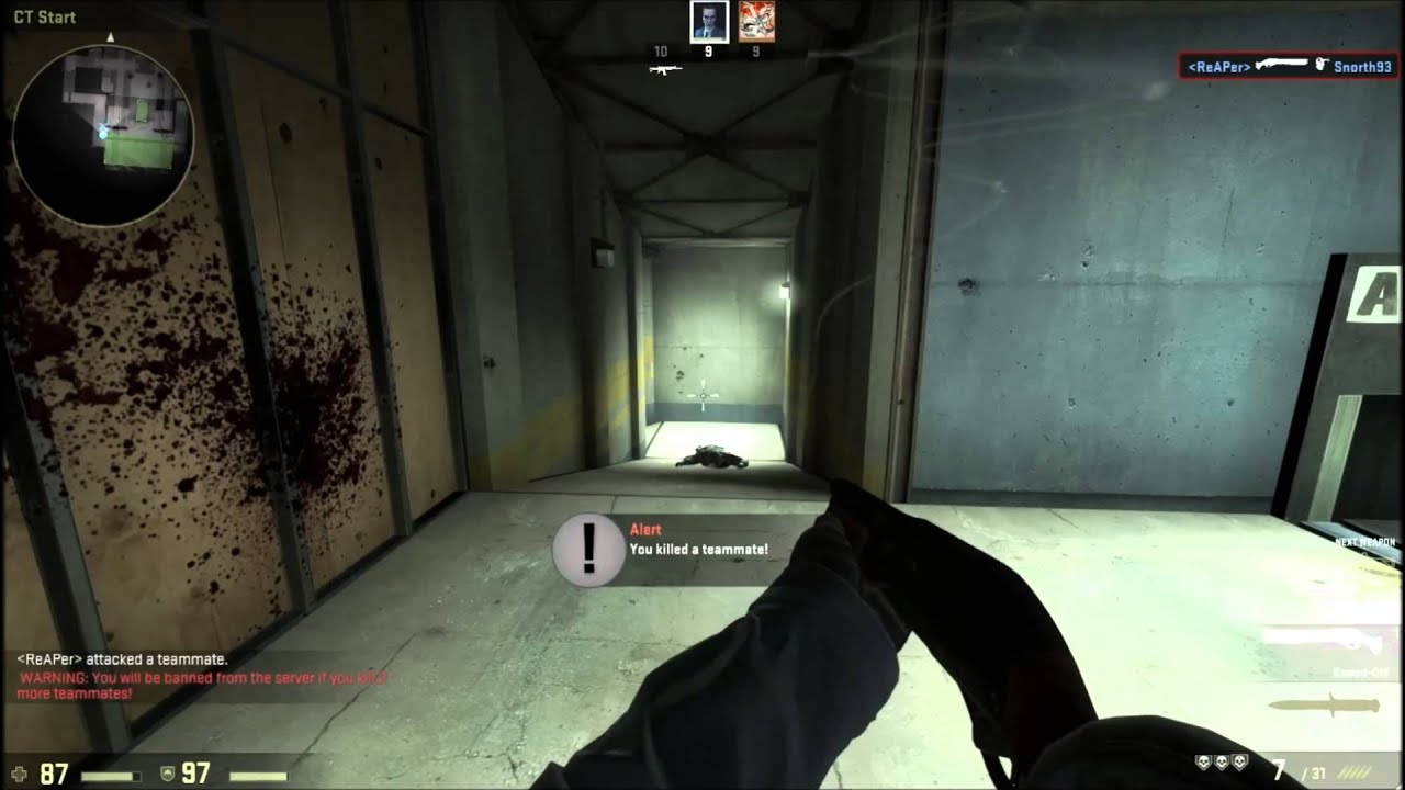 Counter Strike: Global Offensive (CS:GO) Arms Race Online Gameplay - TEAMKILL