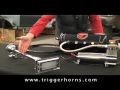 Trigger Horns™ Magnum 44™ 200psi Long Trumpet Train Horn Kit - TRGK3158