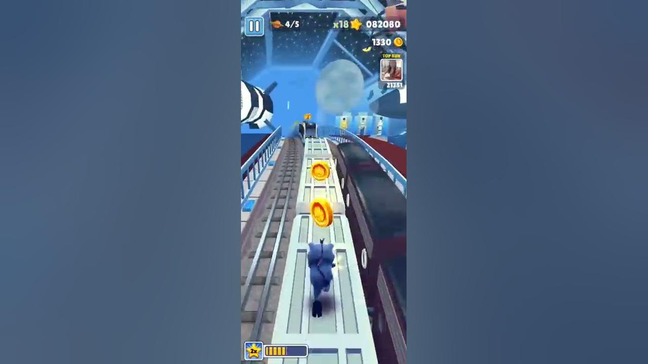 Subway Surfers, but if I touch the ground the video ends 