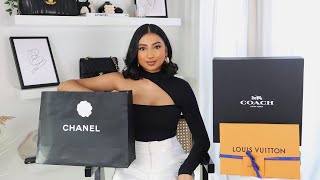 LUXURY HAUL 2021 | NEW CHANEL BAG, LOUIS VUITTON, BOTTEGA & COACH | NOORIE ANA