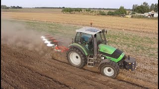 ☆Orka pod żyto 2018☆Deutz-Fahr Agrotron m610&Agro-Masz POR4㋡Agro Kuzyni㋡