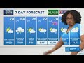 Leeann Stapleton accidentally walked into the frame during the 7-day forecast
