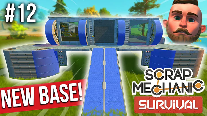 BUILDING MY NEW BASE *GONE WRONG*!! - SCRAP MECHANICS SURVIVAL #12