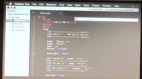 PHP課程 (一) part1