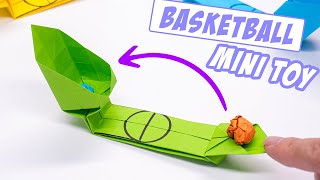 Easy Origami Basketball toys || Mini moving toy basketball pop it 4