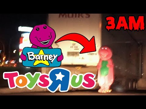 DONT GO TO TOYS R US OR BARNEY.EXE WILL APPEAR | HAUNTED BARNEY.EXE CAUGHT ON CAMERA (CREEPY)