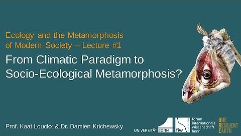 From Climatic Paradigm to Socio-Ecological Metamorphosis? (Kaat Louckx & Damien Krichewsky)