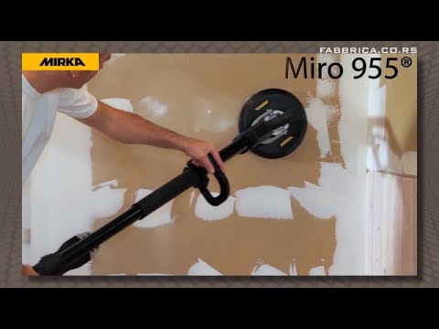 Miro 955® - Brušenje površina zidova i plafona