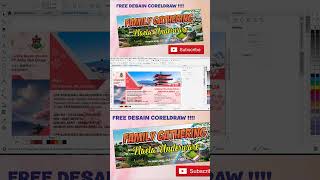 CONTOH DESAIN BANNER FAMILY GATHERING CDR