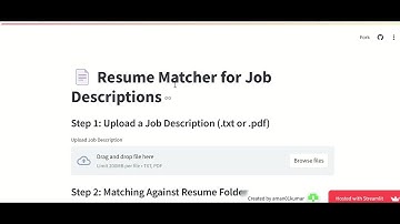 Job Description Aligner Using AI | Resume Matching Demo