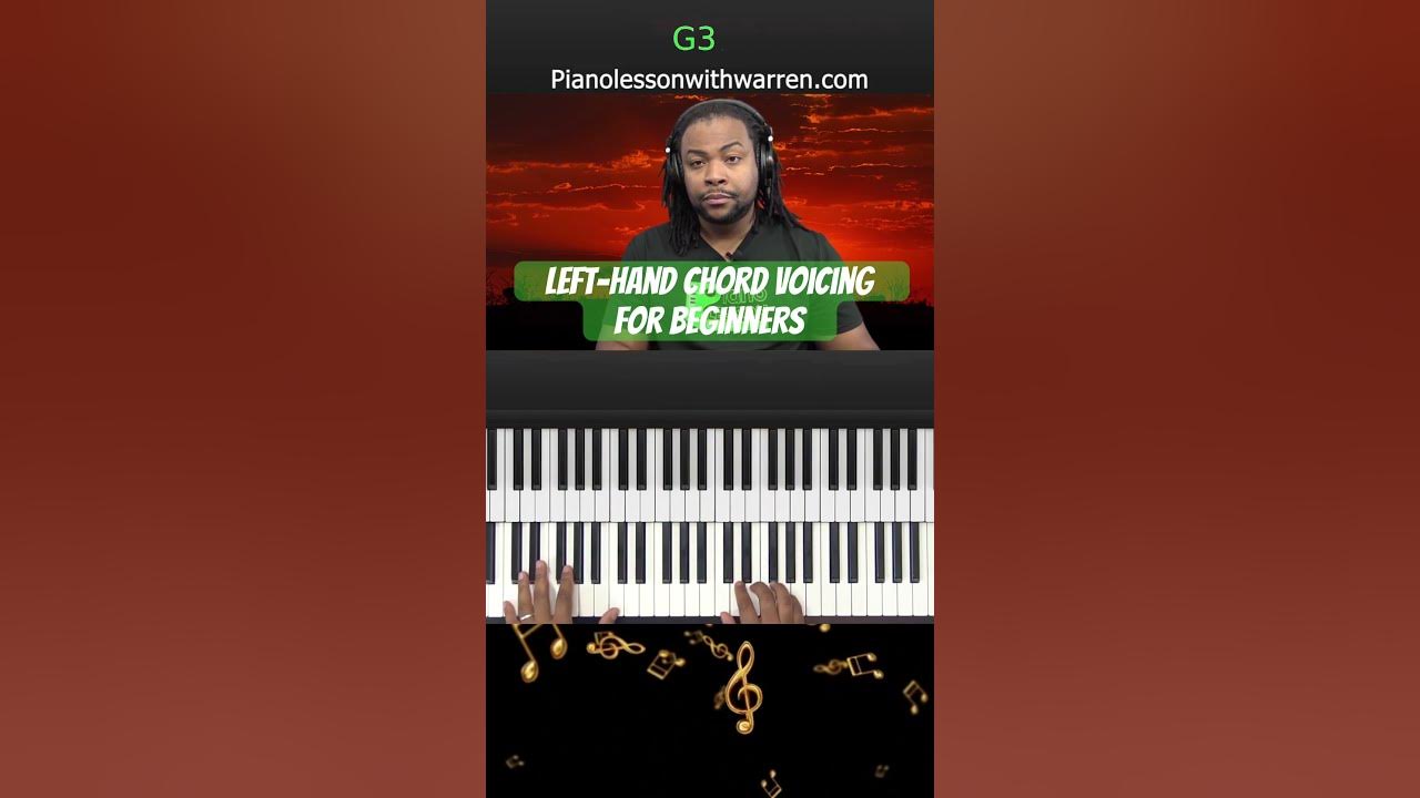 Left-Hand Piano Chord Voicing for Beginners