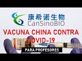 🔴 VACUNA CHINA CANSINO CONTRA COVID-19: Eficacia, efectos secundarios, cómo funciona