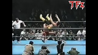 Akira Taue's Dynamic Bomb to Kawada
