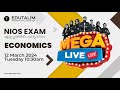 Nios mega live  2 economics     nios niosaprilexam ecnomics