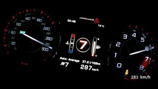 Jaguar F-Type S 2013 - acceleration 0-270 km/h, top speed test and more Jaguar F Type Top Speed