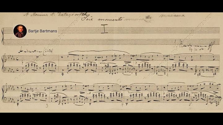 Sergei Rachmaninoff - Moments Musicaux, Op. 16 (1896) {Lazar Berman}