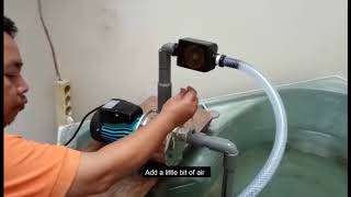 Setup Pressure Type JAI34 with semi jet 450 watt