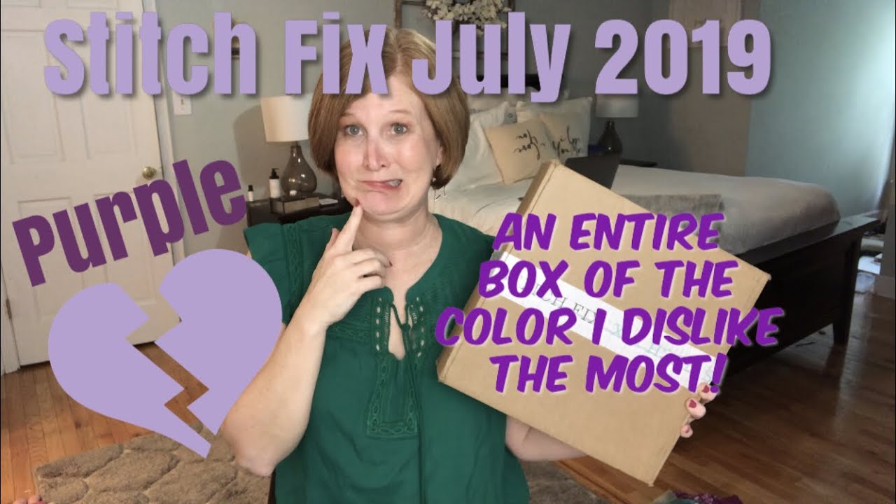 Stitch Fix July 2019 / Ordering a Box of My Least Favorite Color / What  did I think