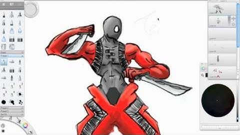 my character design on "SketchBookPro"