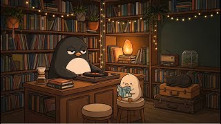 Quiet Library Lofi 📚☕ | Cozy Study Music for Reading, Relaxing & Deep Focus