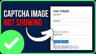 HOW TO FIX CAPTCHA IMAGE NOT SHOWING (2025) | Fix Captcha Image Not Showing in Chrome Problem