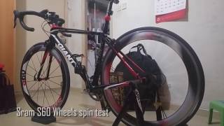 Sram S60 Wheels spin  test