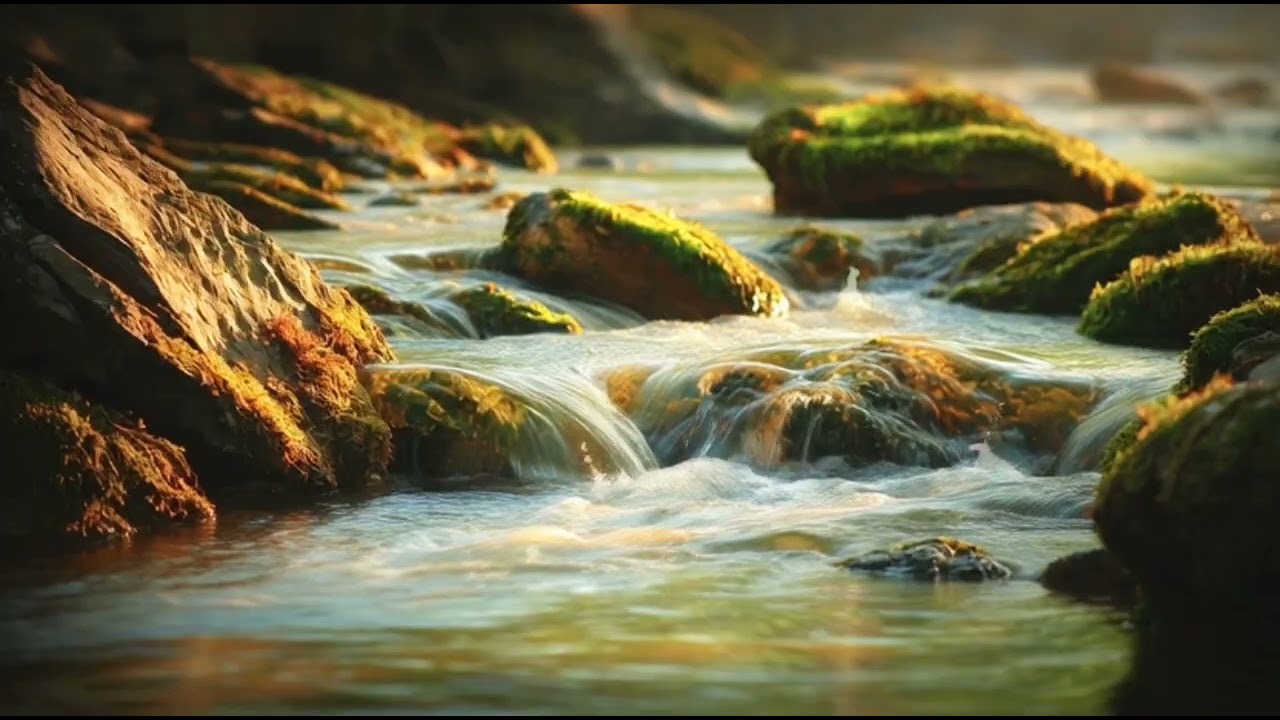 Sunyi Alami - Suara Air Mengalir & Piano Sleep Music – ASMR Suara Air Pengantar Tidur