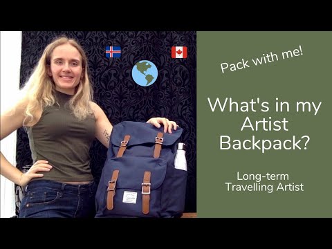 TRANSON Art Portfolio Case Artist Backpack Canvas  