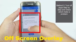How to turn off screen overlay change this permission setting, you
first have the from settings apps marshmallow in androi...
