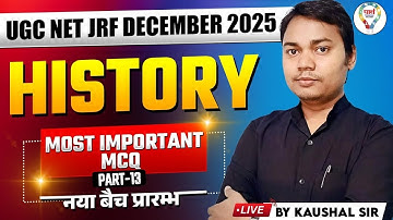 UGC NET History Classes 2025 | UGC NET History MCQs | UGC NET History Paper 2