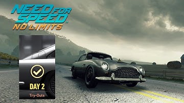 Aston Martin DB5 DAY 2 NFS No Limits Proving Grounds Gameplay Walkthrough