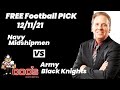 Free Football Pick Navy Midshipmen vs Army Black Knights Picks, 12/11/2021 College Football