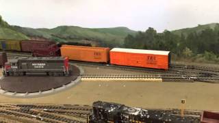 Trainboard Cars At Chuck Bakers Layout 3