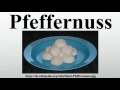Pfeffernuss