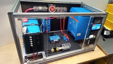 Van Electrical System Demo Using Victron Energy, BEP Marine, & Blue Sea Systems