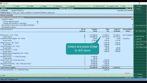 How to File GSTR 2 Using Tally ERP 9 Release 6 2