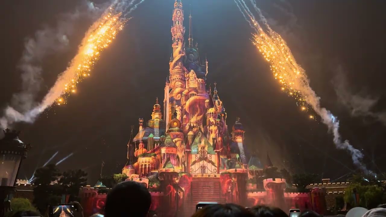 2023년 12월 12일 홍콩디즈니랜드 불꽃쇼