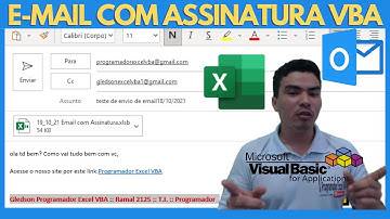 Envio de email com assinatura via VBA, Aprenda a Criar Macro para assinar seus Emails do Outlook VBA