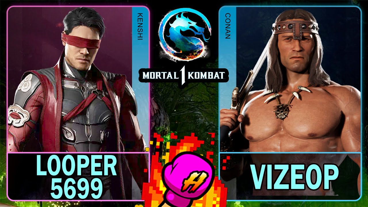 MK1 Looper5699 (KENSHI) VS Vizeop (CONAN)🥊Mortal Kombat 1🥊4K 60ᶠᵖˢ